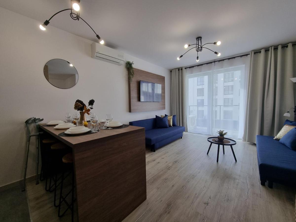 Q Apart Enter- Klimatyzowany 2 Pokojowy Apartament Przy Manufakturze Z Garazem Gratis, Fv Lodz (Lodz) Exterior photo